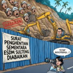 Wibawa ESDM Diinjak-injak, Dua Excavator Tetap Keruk Perut Bumi Morowali Meski Disemprit