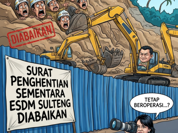 Wibawa ESDM Diinjak-injak, Dua Excavator Tetap Keruk Perut Bumi Morowali Meski Disemprit