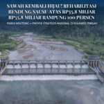 Sawah Kembali Hijau! Rehabilitasi Bendung Sausu Atas Rp55,8 Miliar Rampung 100 Persen