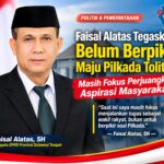 Faisal Alatas Tegaskan Belum Berpikir Maju Pilkada Tolitoli, Masih Fokus Perjuangkan Aspirasi Masyarakat
