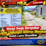 Warga Sunju Bersyukur Jalan Lingkungan Akhirnya Dikerjakan, Penantian Panjang Terwujud