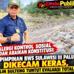 Alergi Kontrol Sosial? LIN Sulteng Soroti Sikap Pimpinan BWS Sulawesi III Palu