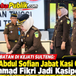 Rotasi Jabatan di Kejati Sulteng: Laode Abdul Sofian Jabat Kasi C Pidum, Muhammad Fikri Jadi Kasipenkum