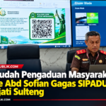 Permudah Pengaduan Masyarakat, Laode Abd Sofian Gagas SIPADU di Kejati Sulteng