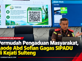 Permudah Pengaduan Masyarakat, Laode Abd Sofian Gagas SIPADU di Kejati Sulteng